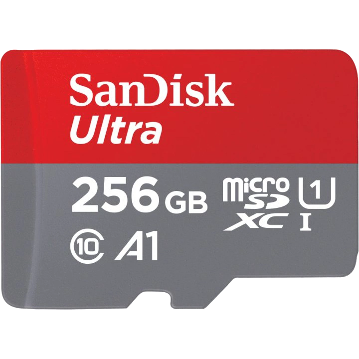 Карта пам’яті sandisk sandisk 256gb ultra microsdhc uhs-i card a1 class 10