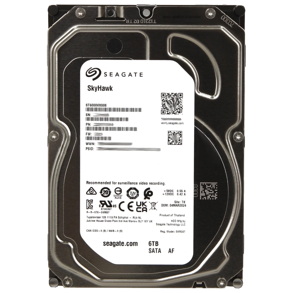 Жорсткий диск seagate seagate skyhawk st6000vx008