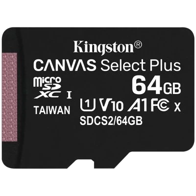 Карта пам'яті kingston kingston microsdxc 64gb (sdcs2/64gbsp)