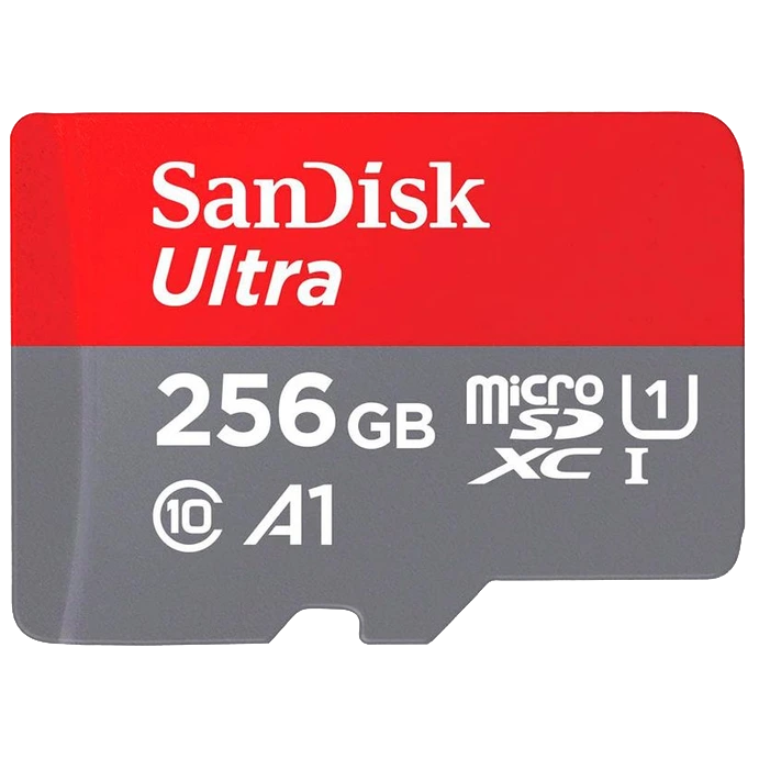 Карта памяти sandisk sandisk 256gb class 10 uhs-i ultra (sdsquac-256g-gn6mn)
