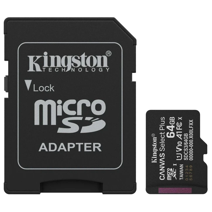 Модуль флеш-пам'яті kingston kingston micro sdxc 64gb uhs-i w/adapter