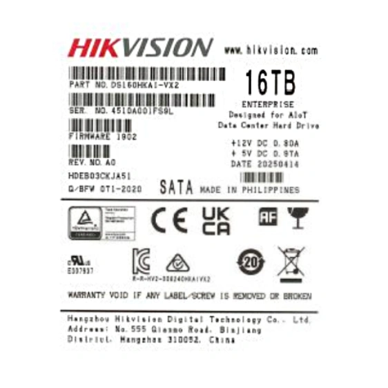 Жорсткий диск внутрішній hikvision hikvsion ds160hkai-vx2